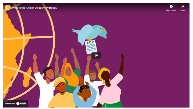 Sightsavers video on the African Disability Protocol